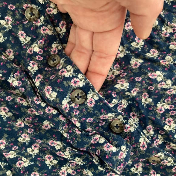 Ripzone mini 90s style skater dress button up dress with tie details xs! - Picture 4 of 5